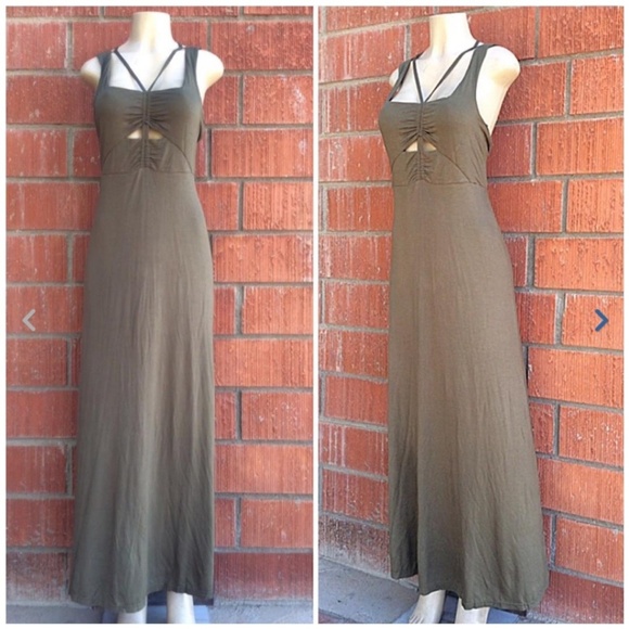 LAST 1❗VERY J Nordstrom Sexy Sleeveles Maxi Dress - Picture 3 of 3